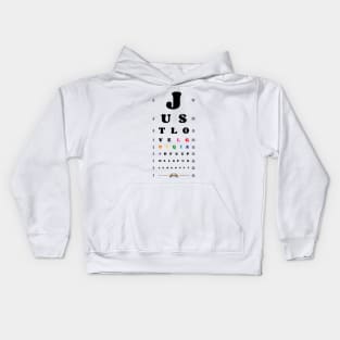 Just love LGBTQIA+ Kids Hoodie